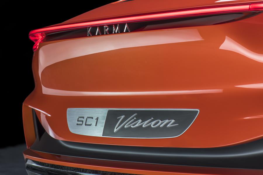 Детали экстерьера Karma SC1 Vision Concept 2019 года  (фото 6 из 40)